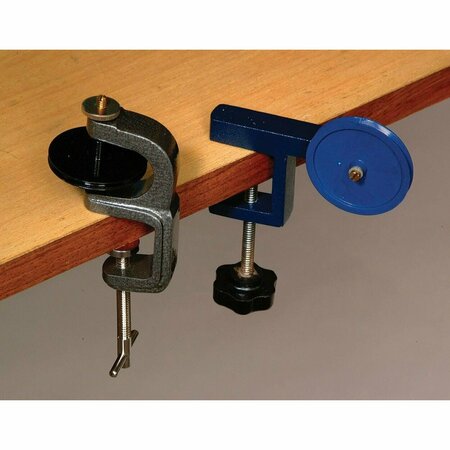 FREY SCIENTIFIC Deluxe Bench Pulley with Clamp, Vertical, Steel Frame PULBN2